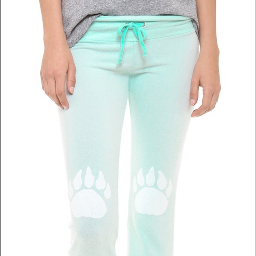 Wildfox paws Malibu sweats skinny joggers